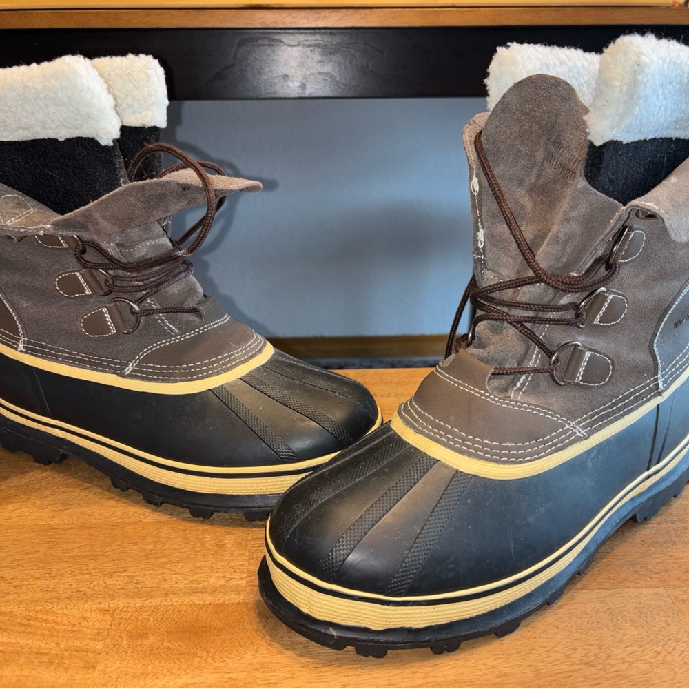 Northside Men's Brown and Black Rain & Snow Boots